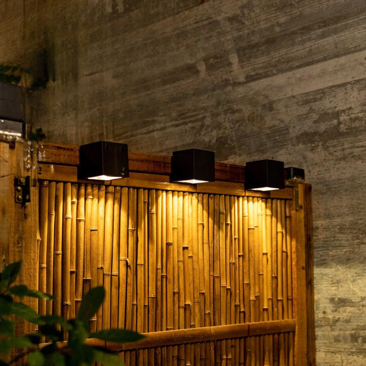 Luvikno | Trådløse LED Sol Cube Vegglamper Deluxe - Skap den perfekte atmosfæren i hagen din!