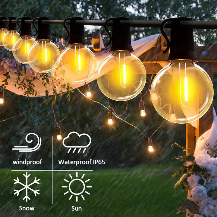 Luvikno | LED Sollys Lyskede Deluxe - Skap den perfekte atmosfæren i hagen din!