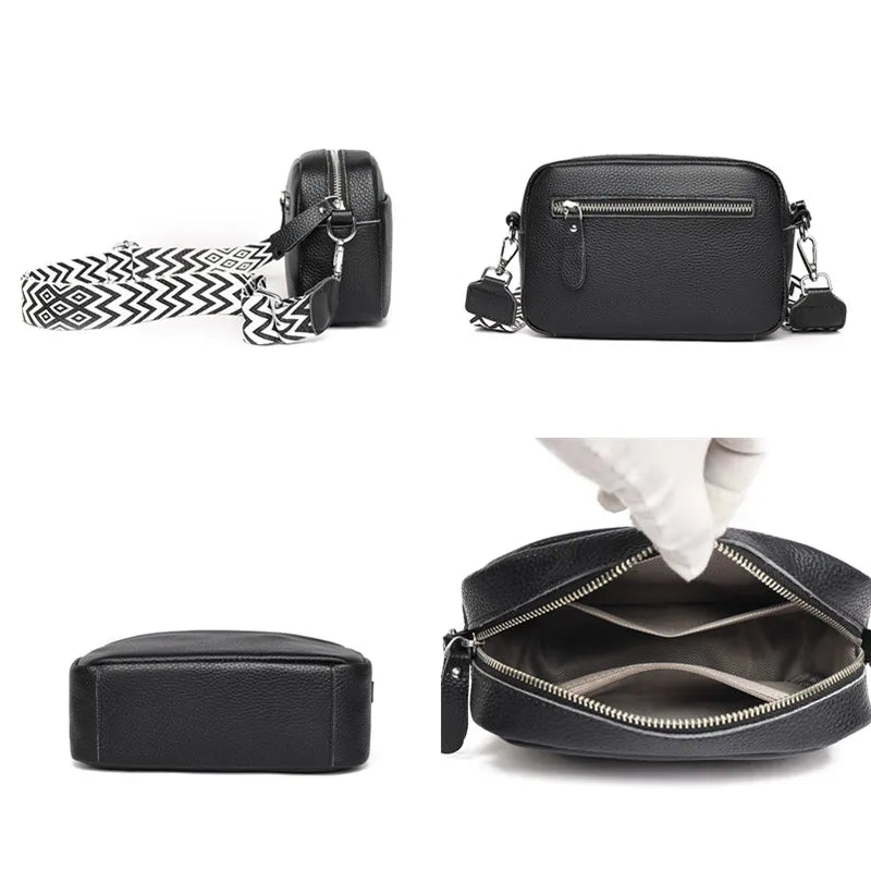 Luvik | Aidosta nahasta valmistettu crossbody-laukku