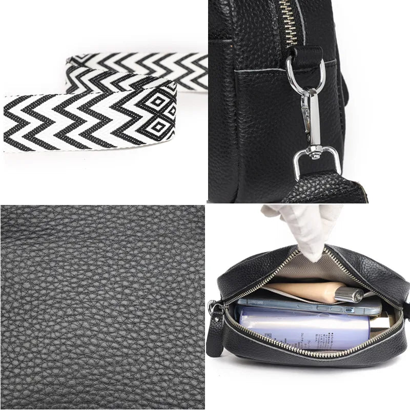 Luvik | Aidosta nahasta valmistettu crossbody-laukku
