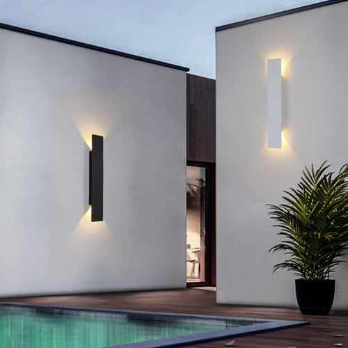 Vegglamper Moderne Aluminium Utendørs Design Luvikno