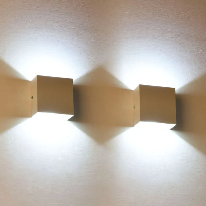 Vegglampe Moderne Svart Aluminium LED Lysarmatur Luvikno
