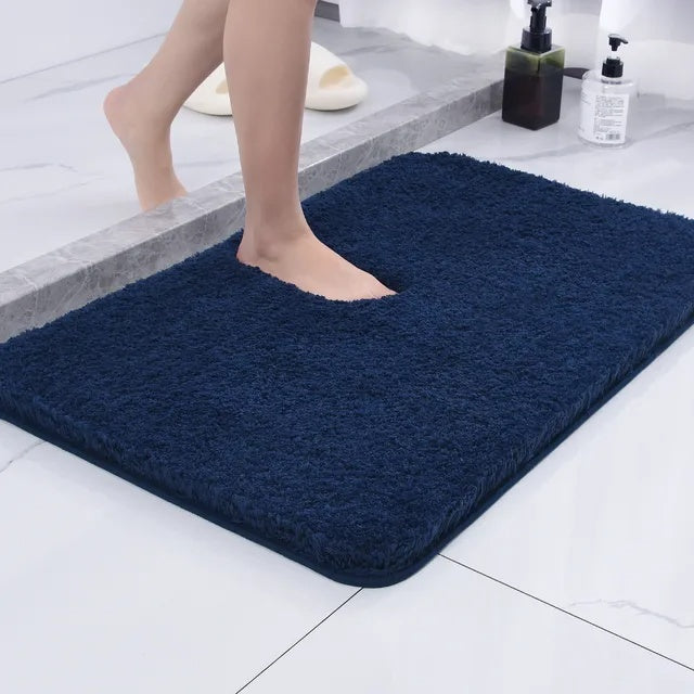Luvikno | Antiskli Bade Mat Hurtigtørkende Mikrofiber 50 x 80 cm Luksus Komfort Sikkerhet