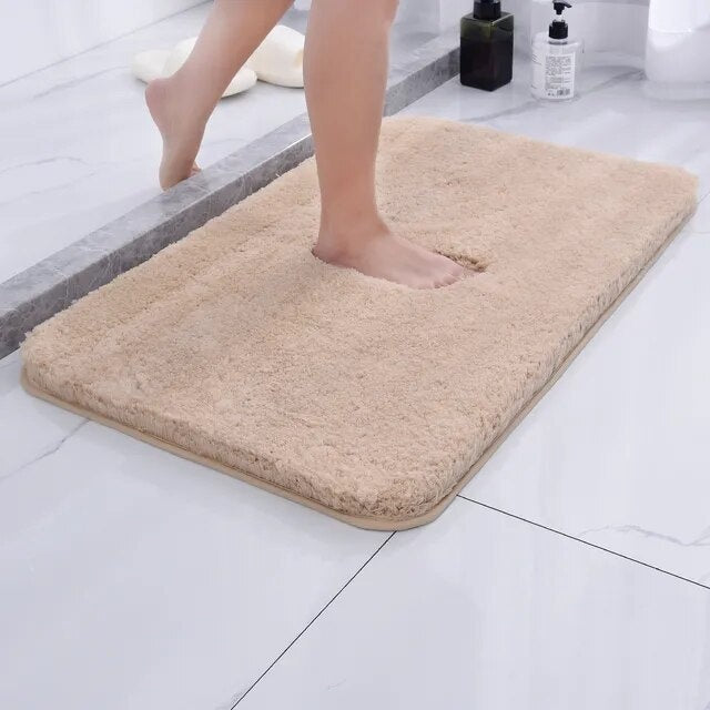 Luvikno | Antiskli Bade Mat Hurtigtørkende Mikrofiber 50 x 80 cm Luksus Komfort Sikkerhet