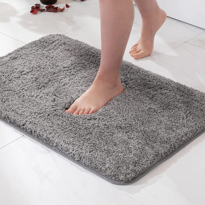 Luvikno | Antiskli Bade Mat Hurtigtørkende Mikrofiber 50 x 80 cm Luksus Komfort Sikkerhet