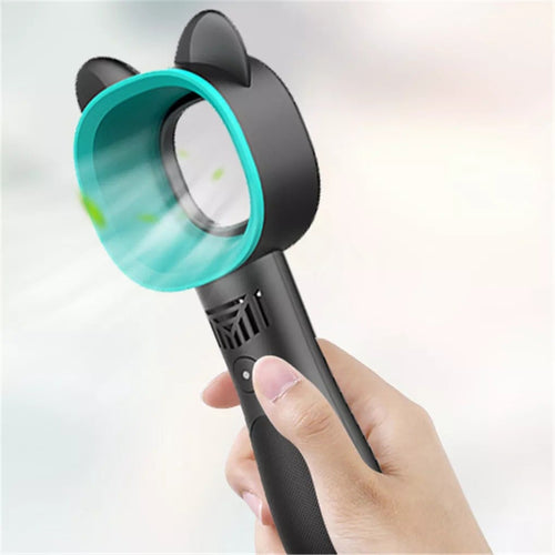 Moderne Oppladbar Mini Katt Bladeless Vifte | Luvikno