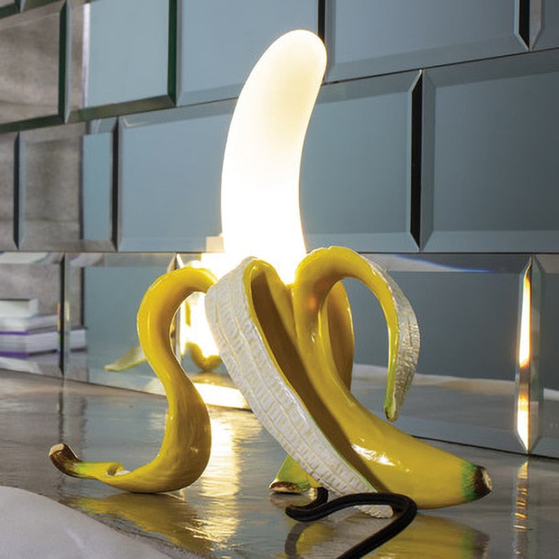 Luvikno | Bananalykter Bordlampe - Elegant Art Deco Bordlampe