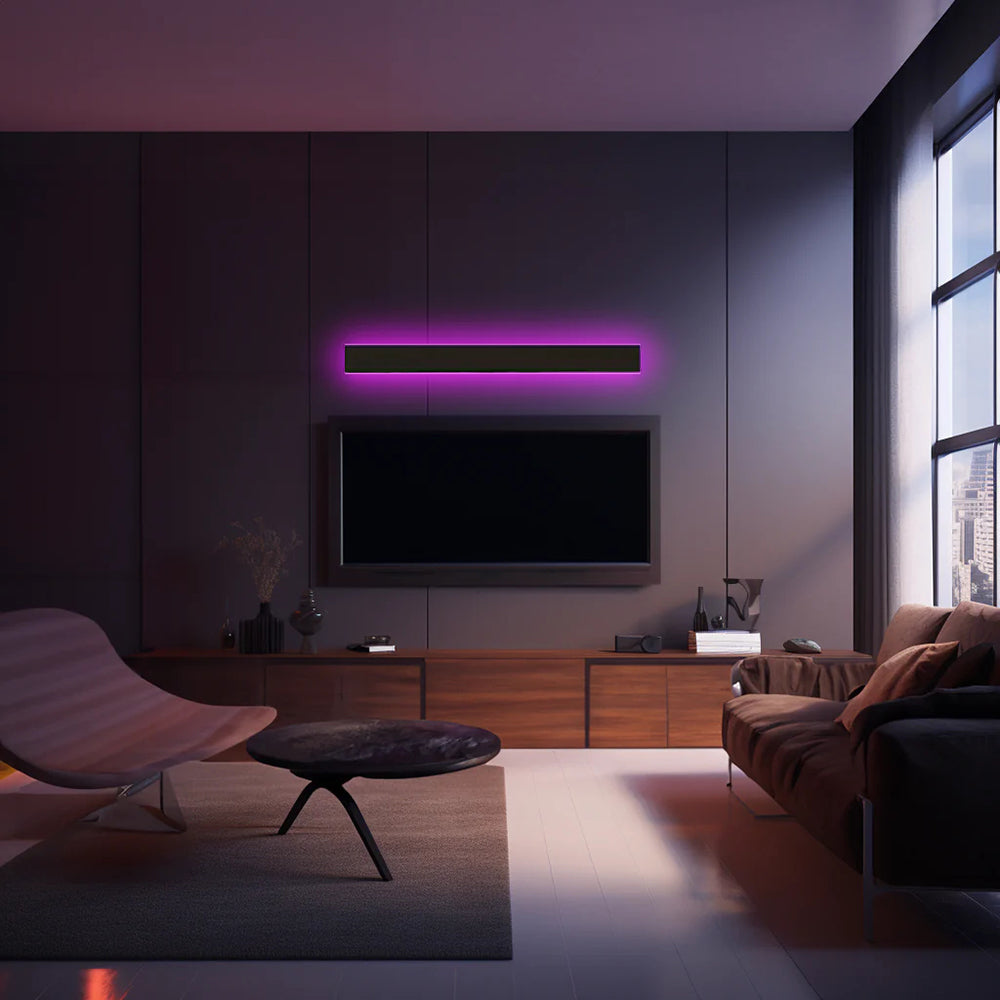 Zenith - Tight LED Vegglamper Svart Metall for Innendørs og Utendørs, Moderne Design for Hage og Hall | Luvikno