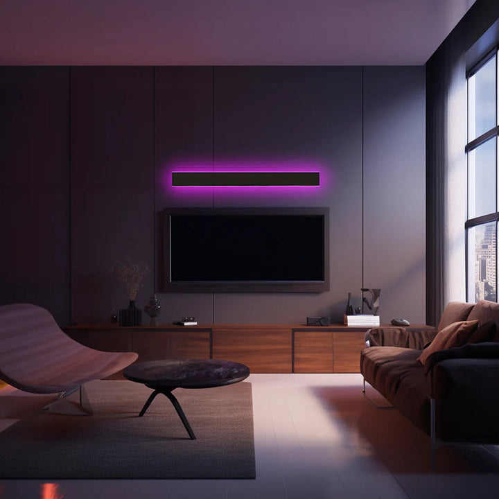 Zenith - Tight LED Vegglamper Svart Metall for Innendørs og Utendørs, Moderne Design for Hage og Hall | Luvikno