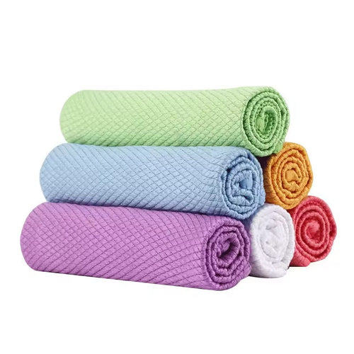 Soft Touch Wonder Cloth – Stripe-Free Rengjøring av Glass, Speil & Rustfritt Stål | Luvikno