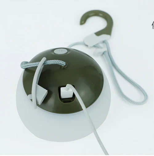 Retro oppladbar campinglampe med USB Luvikno