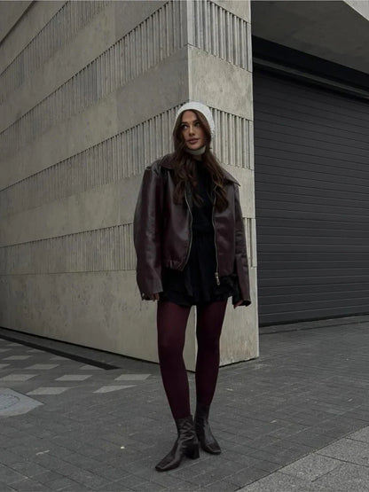 Luvik | Hihaton burgundijakku