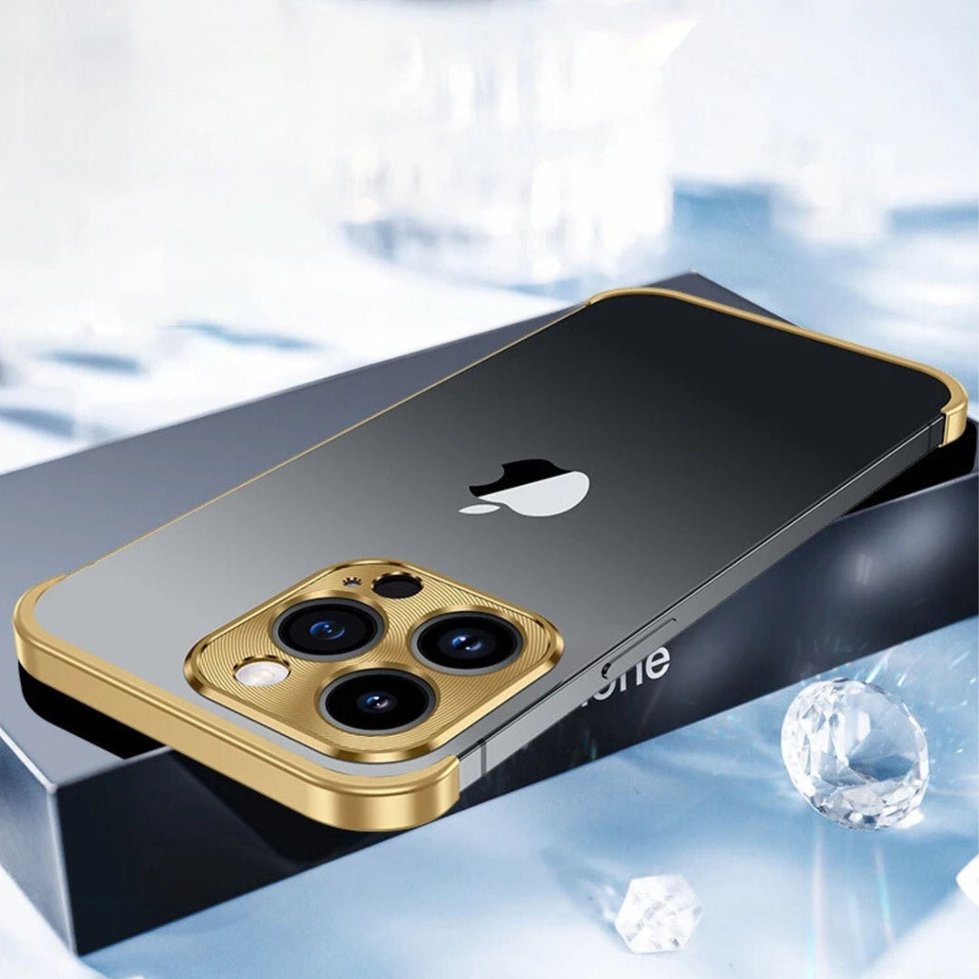 Ultrafin metalldeksel for iPhone – Usynlig beskyttelse, Slank og solid telefonskal | Luvikno
