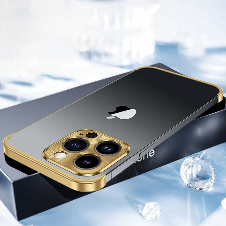 Ultrafin metalldeksel for iPhone – Usynlig beskyttelse, Slank og solid telefonskal | Luvikno