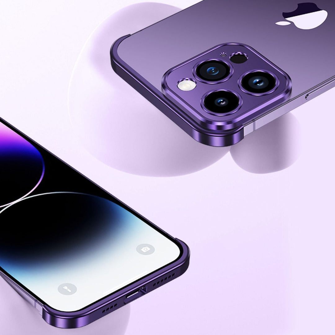 Ultrafin metalldeksel for iPhone – Usynlig beskyttelse, Slank og solid telefonskal | Luvikno