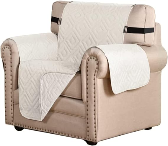 Quilted Sofa Cover Pet Protector Throw Waterproof Sofa Slip Covers 1/2/3 Settee Luvikno