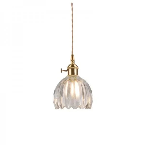 Luvikno | Glass Flower Pendant Light – Japansk stil