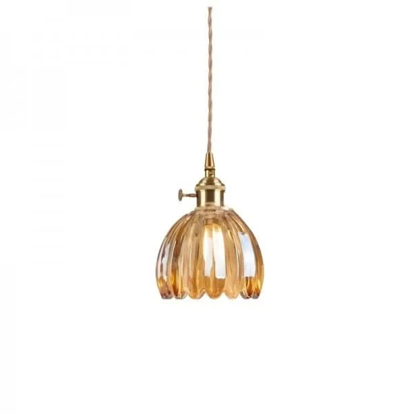 Luvikno | Glass Flower Pendant Light – Japansk stil