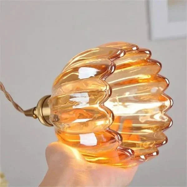 Luvikno | Glass Flower Pendant Light – Japansk stil