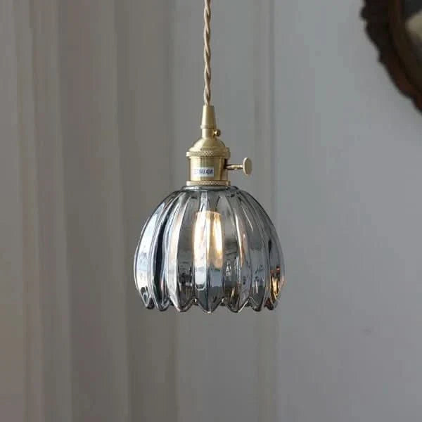 Luvikno | Glass Flower Pendant Light – Japansk stil