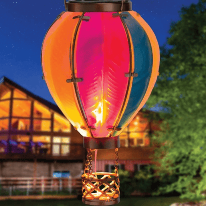 SolarBalloon - Solcelledrevet ballonglys for elegant utendørsbelysning Luvikno