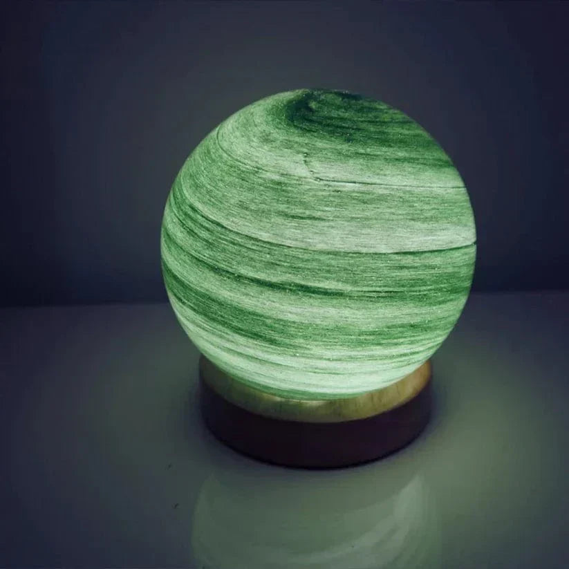 Luvikno | LuminaGlow Månelampe - Magisk Ambient Belysning med Justerbart Lys