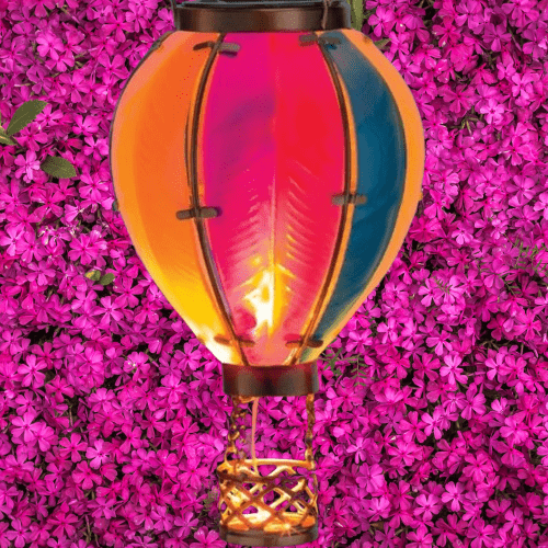 SolarBalloon - Solcelledrevet ballonglys for elegant utendørsbelysning Luvikno