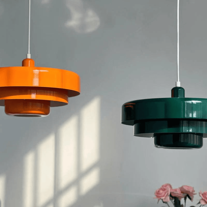 Luvikno | VintageAura Bauhaus LED Pendellampe – Tidløs Luksusbelysning