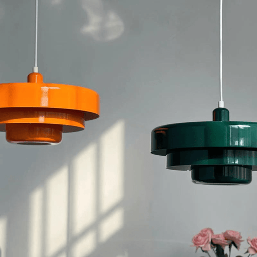 Luvikno | VintageAura Bauhaus LED Pendellampe – Tidløs Luksusbelysning