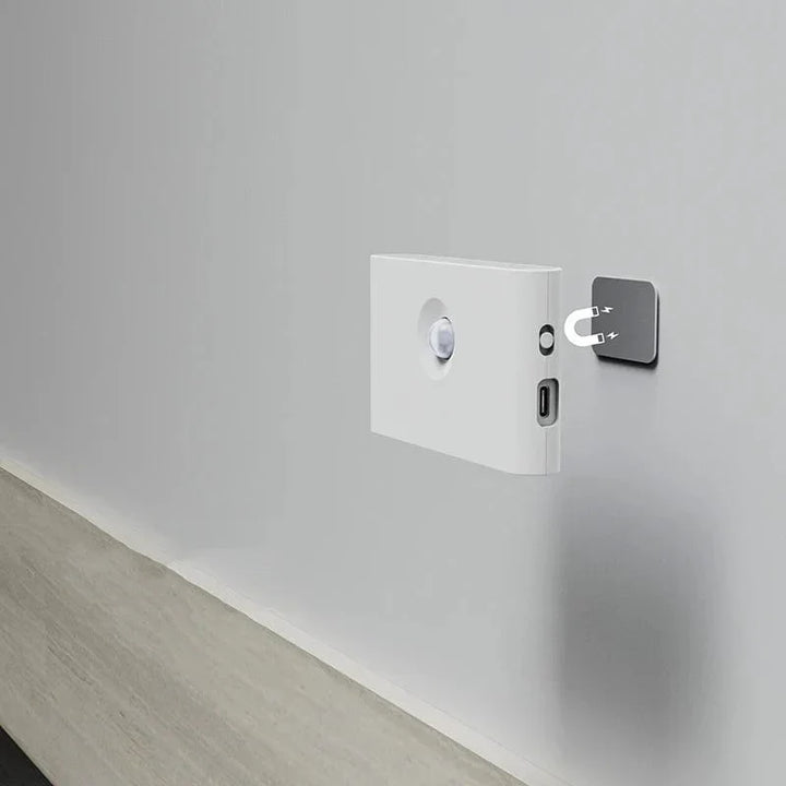 Trådløse LED-nattelys med bevegelsessensor | USB-ladbare | Mykt varmt lys | Luvikno
