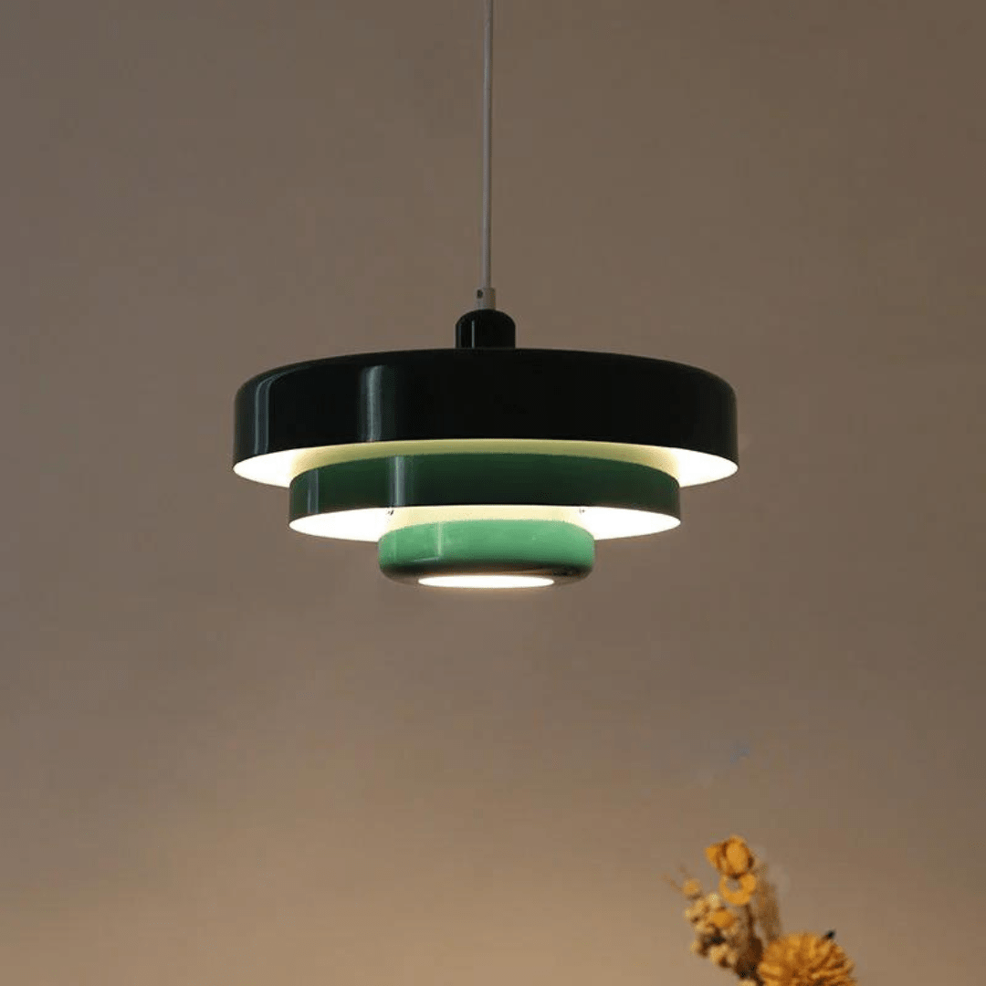 Luvikno | VintageAura Bauhaus LED Pendellampe – Tidløs Luksusbelysning