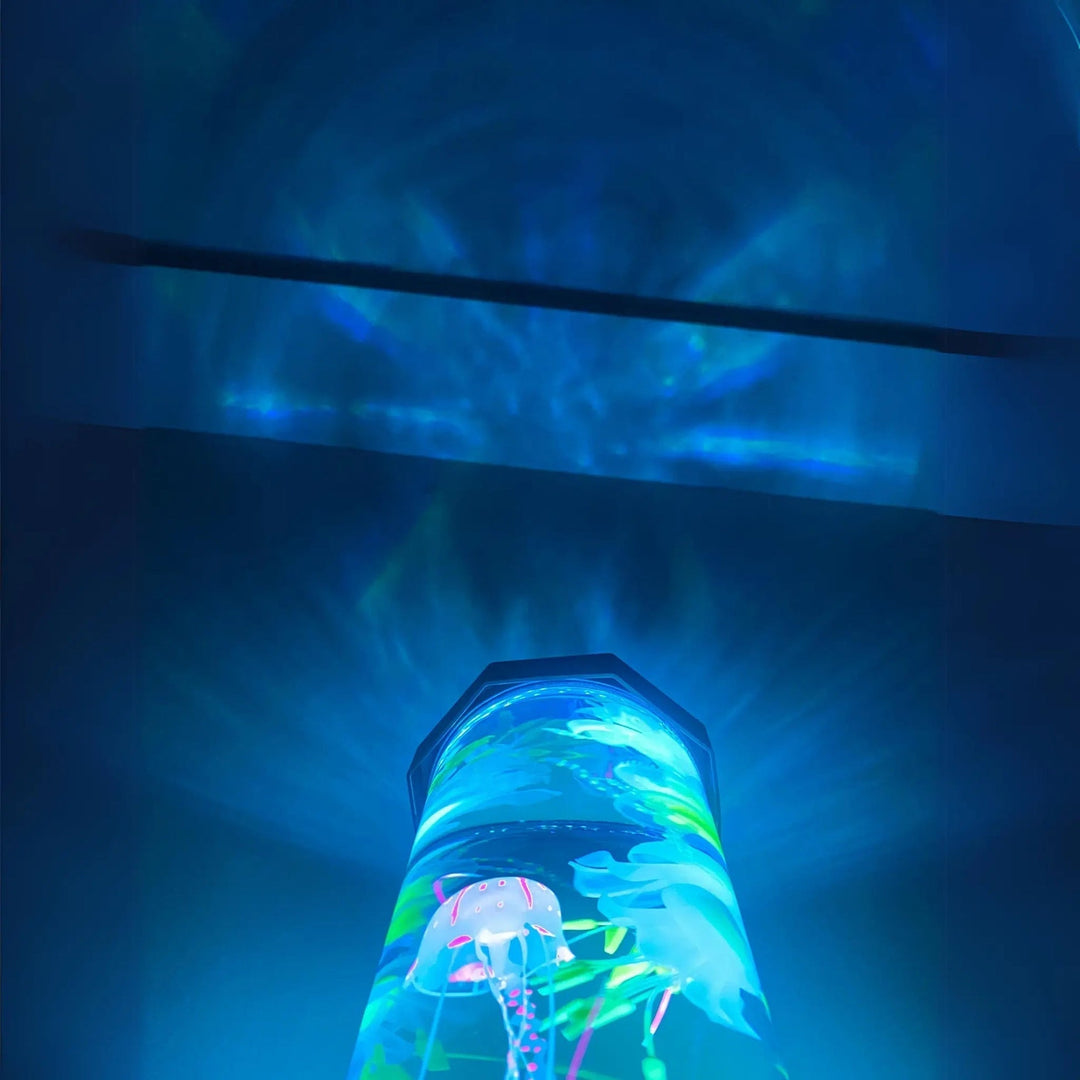 Jellyfish Akvarium Bordlampe | Luvikno