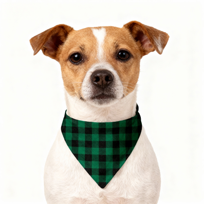 Luvik | Joulun perheelle sopivat vihreät ruudulliset nappikauluspaitapajamasetit pitkähihaisella