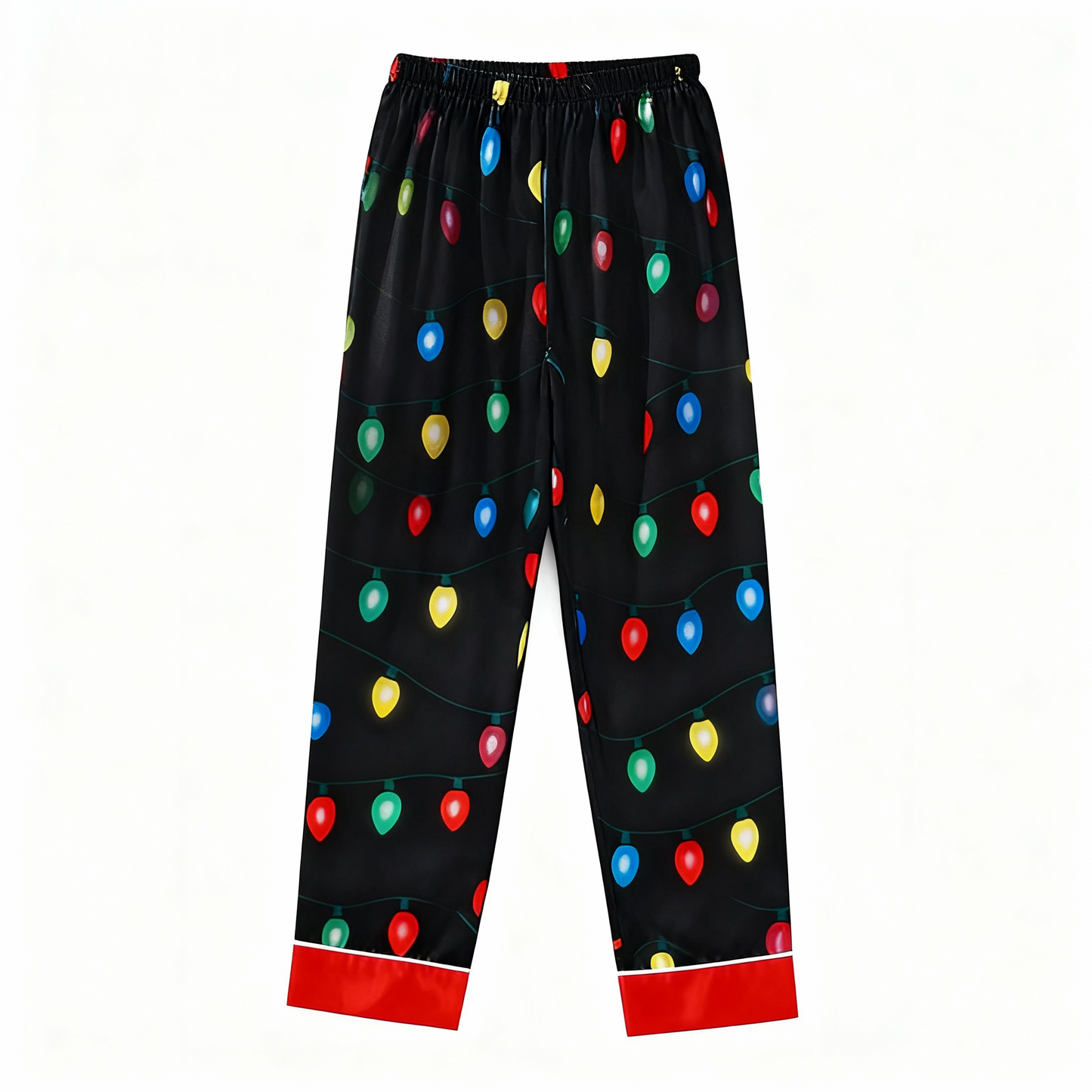 Luvik | Loma perhe nappikiinnitys satiininen joulupajama-setti