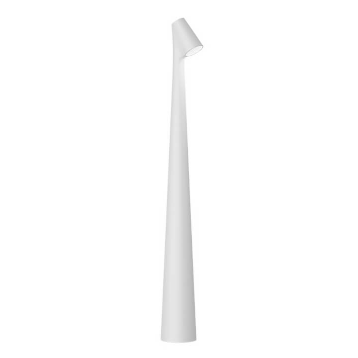 Luvikno | Skulpturell Bordlampe Trådløs LED Lampe Solid Aluminiums 10000mAh Batteri 3-Nivå Dimming CRI 90 USB-C Ladekontakt Varm Hvit 2700K
