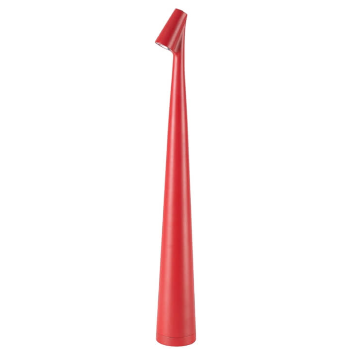 Luvikno | Skulpturell Bordlampe Trådløs LED Lampe Solid Aluminiums 10000mAh Batteri 3-Nivå Dimming CRI 90 USB-C Ladekontakt Varm Hvit 2700K