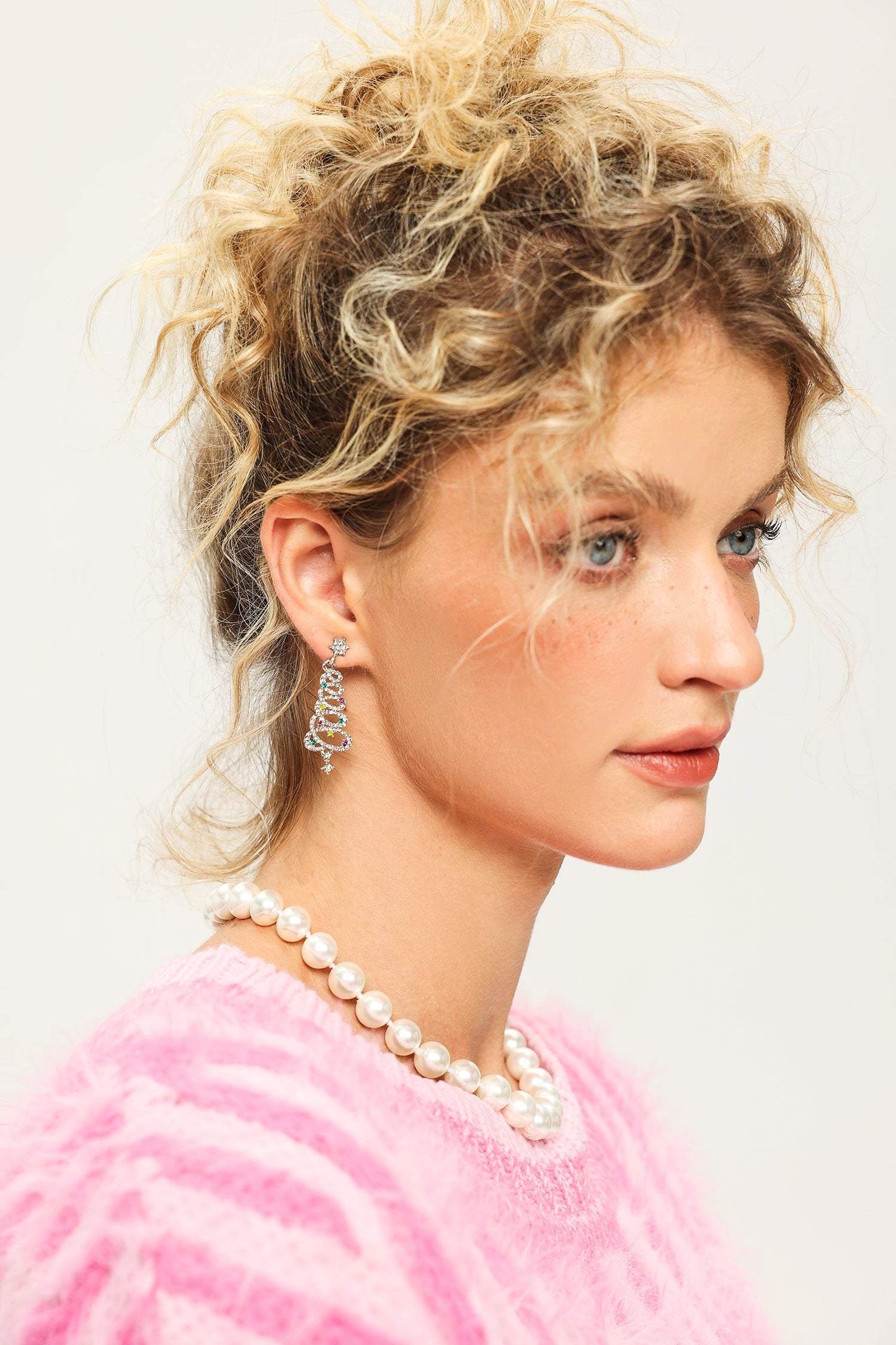 Luvik | Joulukuusi tupsukorvakorut