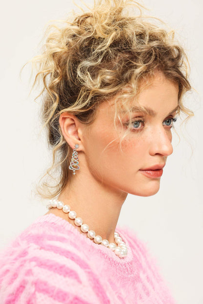 Luvik | Joulukuusi tupsukorvakorut