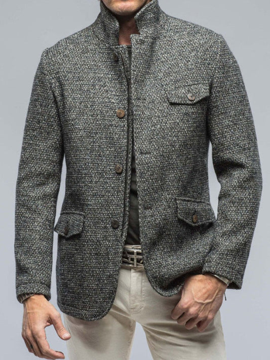 Luvik | Tasku Retro Vapaa-ajan Blazer vetoketjulla - Tyylikäs Mukavuus