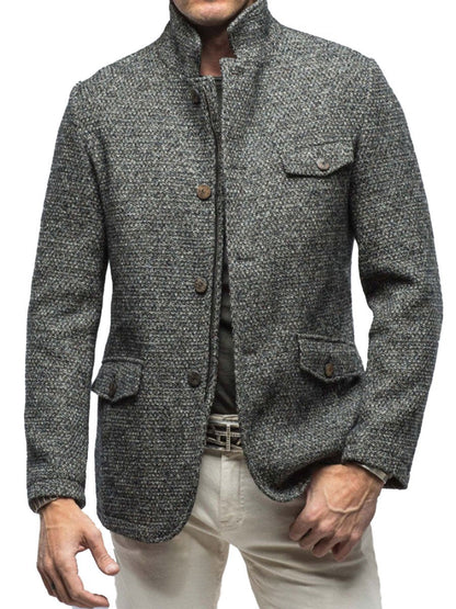 Luvik | Tasku Retro Vapaa-ajan Blazer vetoketjulla - Tyylikäs Mukavuus