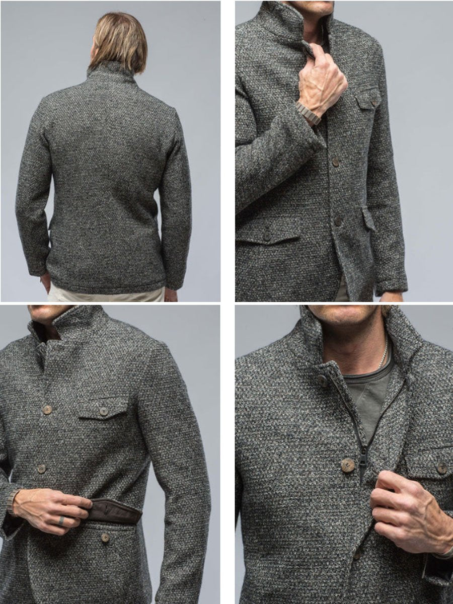 Luvik | Lomme Retro Fritids Blazer med glidelås - Stilfull Komfort