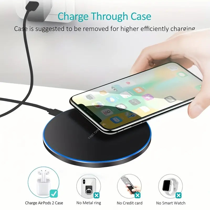 Luvikno | 30W WIRELESS FAST CHARGER FOR IPHONE & OTHER DEVICES | INDUCTION CHARGER