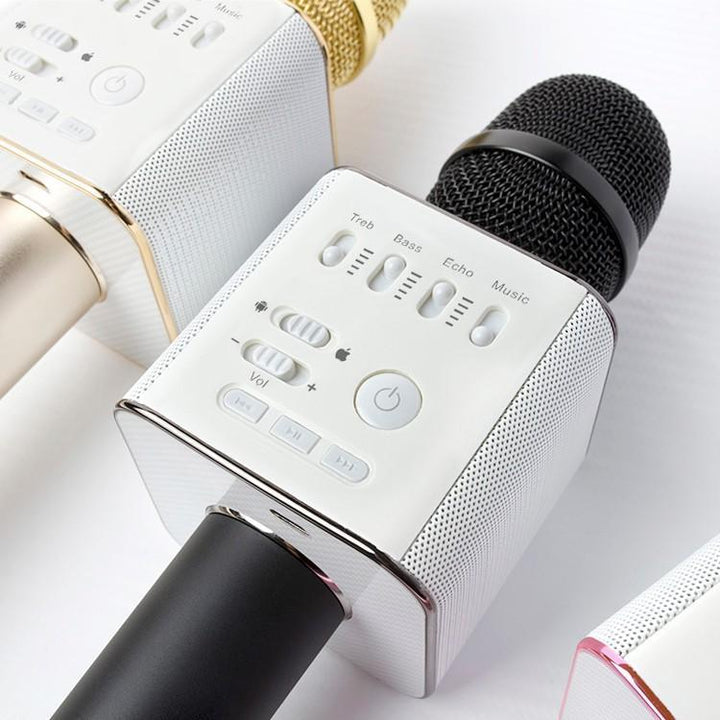 Karaoke Mikrofonn Bluetooth med Høyttaler | Luvikno