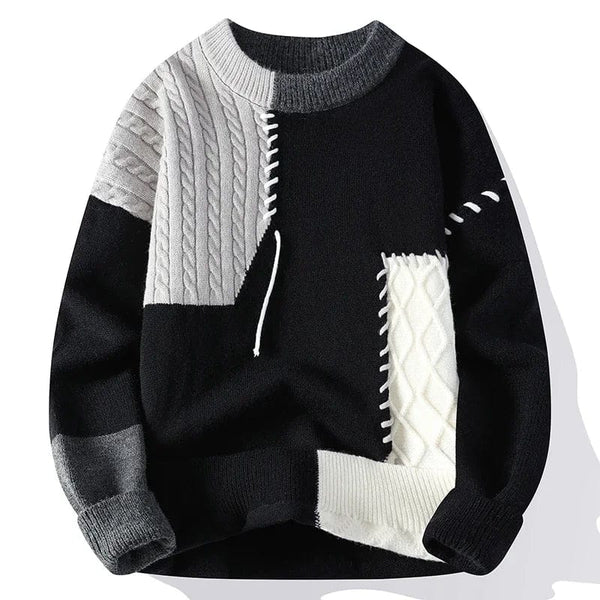 Luvik | Ullgenser med patchwork-design