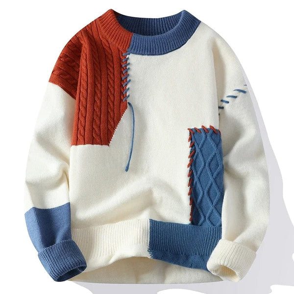 Luvik | Ullgenser med patchwork-design