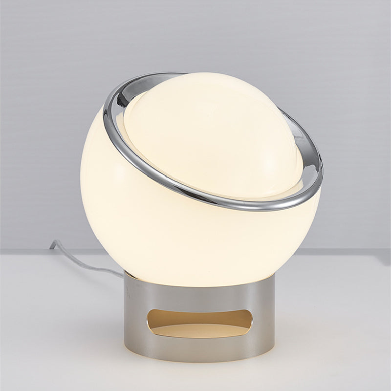 Luvikno | OpalElegance Lampe - Minimalistisk Bordlampe i Bauhaus Stil