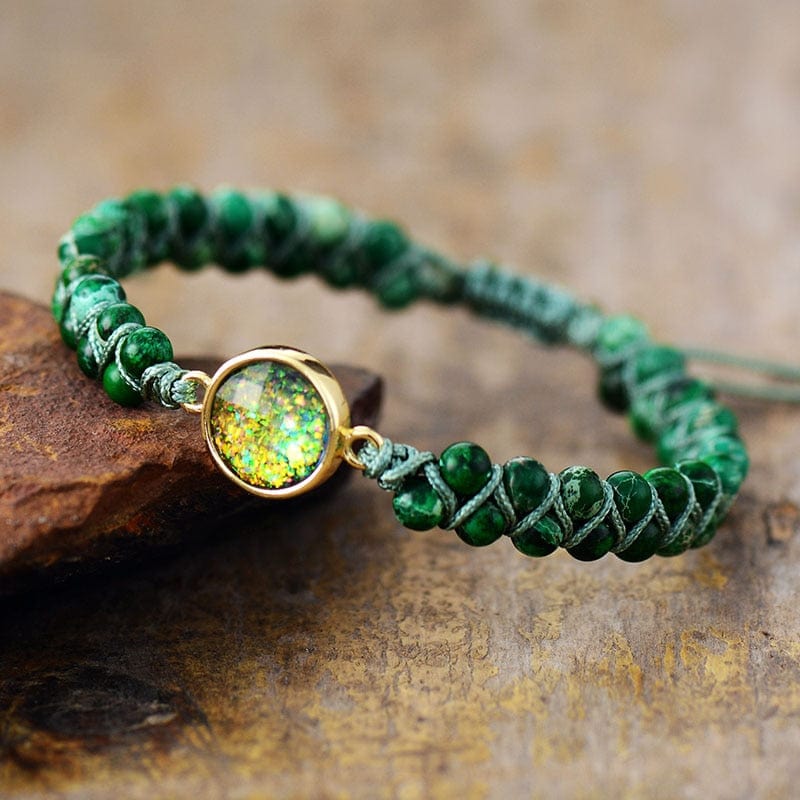 Gaia Earth Armbånd av Opal og Jasper - Unik og Elegant Luvikno