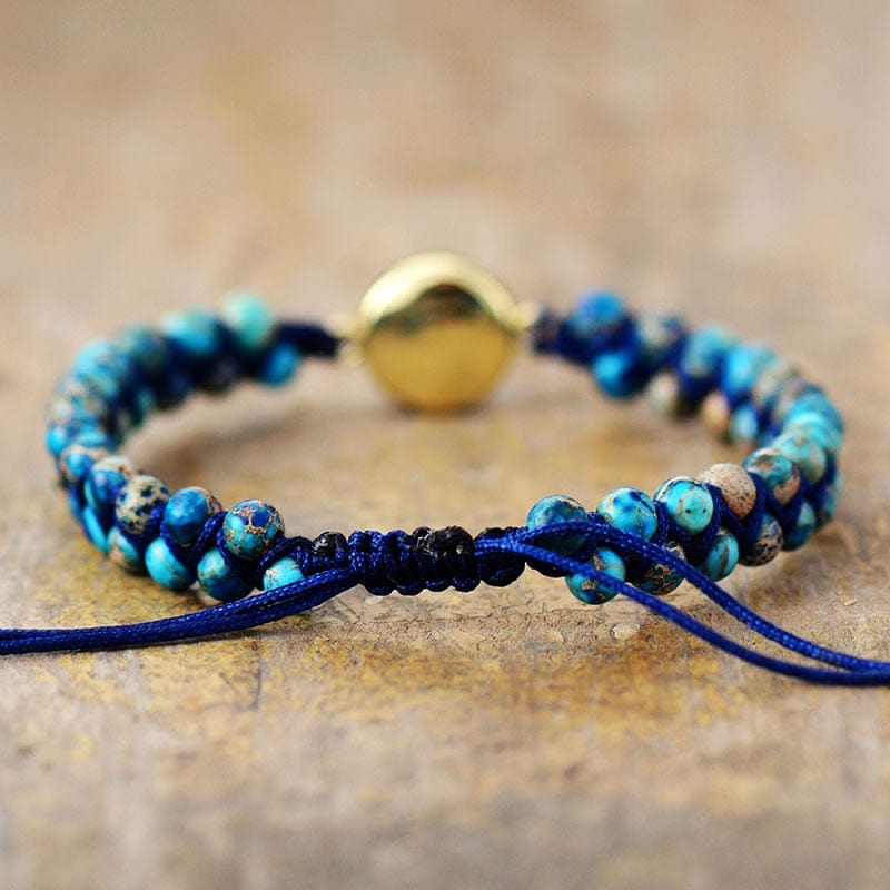 Osean-inspirert Opal & Jasper Armbånd - Thalassa Samling Luvikno