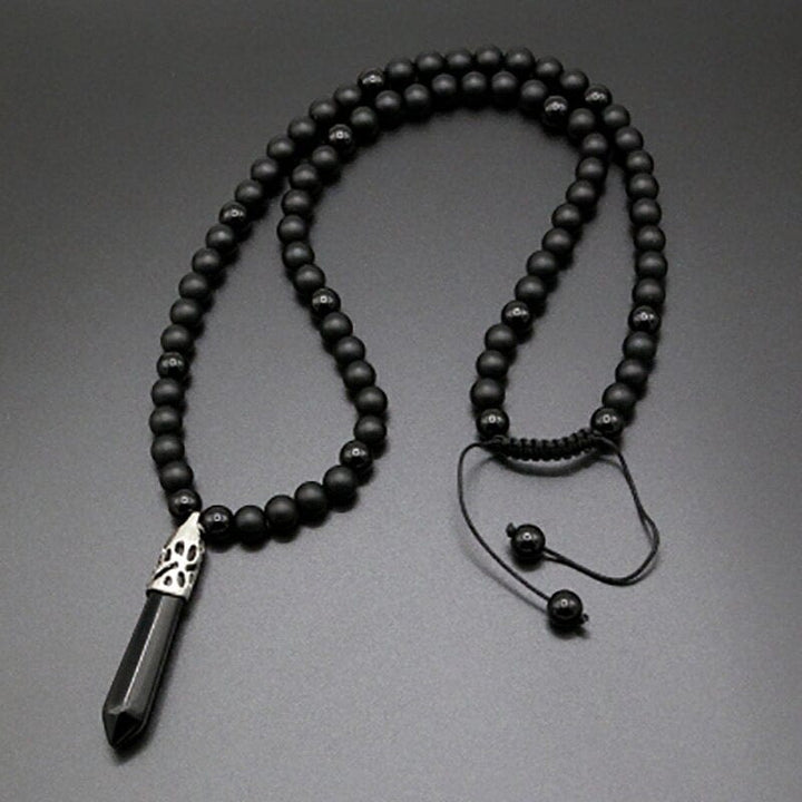 Selene Onyx Mala Halskjede - En Touch av Eleganse Luvikno