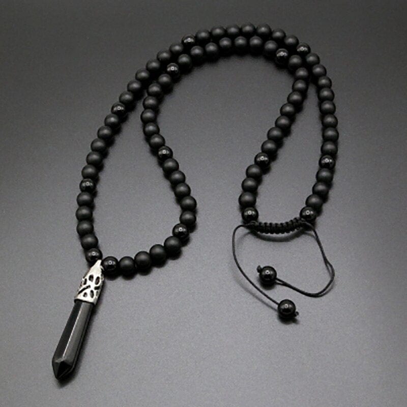 Selene Onyx Mala Halskjede - En Touch av Eleganse Luvikno
